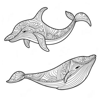 Blue Whale Coloring Pages