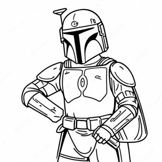 Boba Fett Coloring Pages