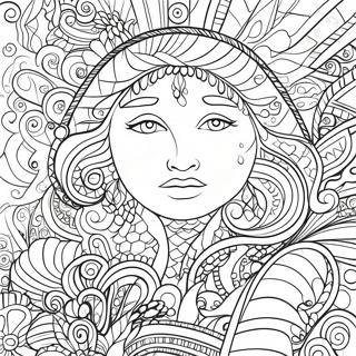 Emotional Expression Coloring Page 104125-42005