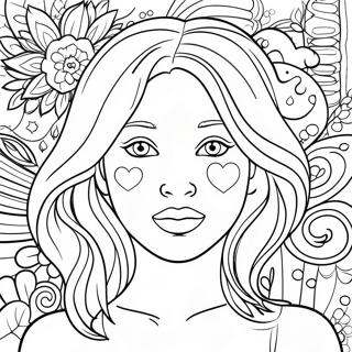 Emotional Expression Coloring Page 104125-42007