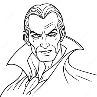 Vampire With Blood Dripping Coloring Page 104174-42037