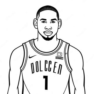 Jayson Tatum Coloring Pages