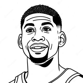 Jayson Tatum Coloring Page 104199-42056