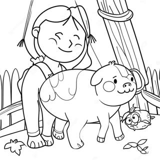 Charlotte S Web Coloring Page 104302-42136