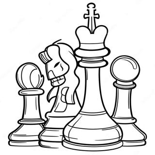 Chess Coloring Pages