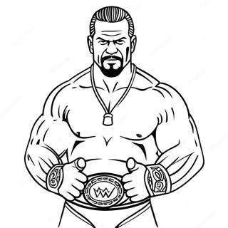 Wwe Coloring Page 104353-42175