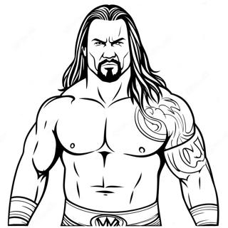 Wwe Coloring Page 104353-42176