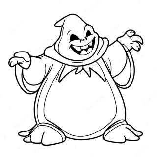 Oogie Boogie Coloring Pages