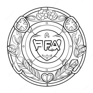 Ffa Emblem Coloring Page 104585-42357