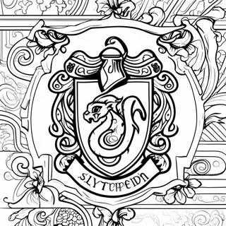 Harry Potter Slytherin Coloring Pages