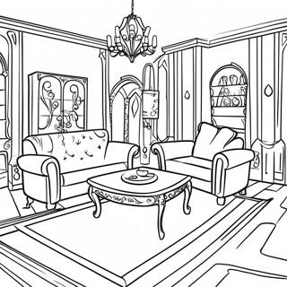 Slytherin Common Room Coloring Page 104765-42501