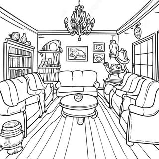 Slytherin Common Room Coloring Page 104765-42503