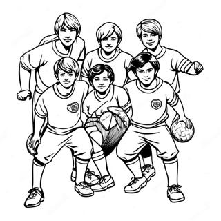 Slytherin Quidditch Team Coloring Page 104767-42511