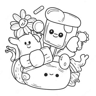 Fun Friends Art Lab Banner Coloring Page 104818-42547