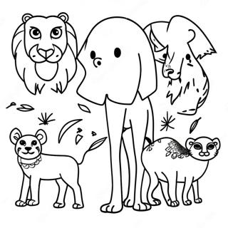 African Animals Coloring Pages