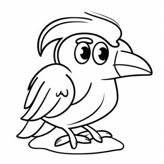 Baltimore Ravens Mascot Coloring Page 105022-42699