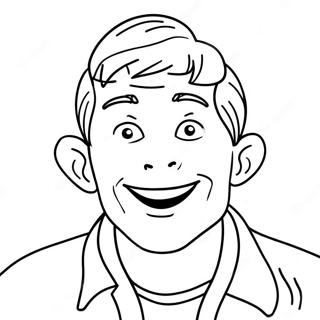 Funny Prankster Coloring Page 105125-42779