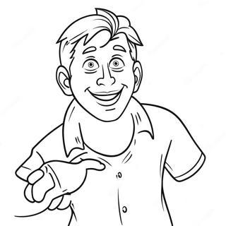 Funny Prankster Coloring Page 105125-42780