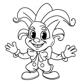 Silly Jester Coloring Page 105126-42782