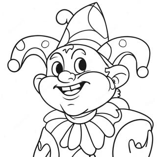 Silly Jester Coloring Page 105126-42783