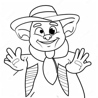 Playful Trickster Coloring Page 105128-42789