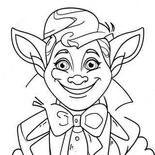 Playful Trickster Coloring Page 105128-42790
