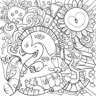 Fun Multiplication Facts Coloring Page 105177-42817