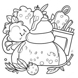 Preschool Pink Coloring Pages