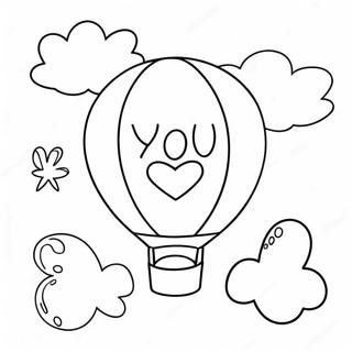Colorful We Love You Balloon Coloring Page 105279-42913