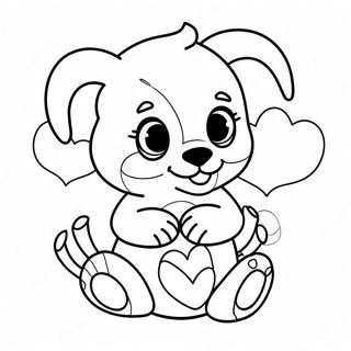 Adorable We Love You Animals Coloring Page 105280-42918