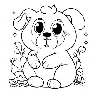 Adorable We Love You Animals Coloring Page 105280 42920