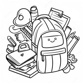 Fun Welcome Back To School Coloring Page 105332-42957