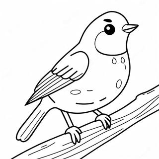 Robin Coloring Page 105380-42985