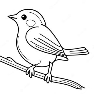 Robin Coloring Page 105380-42988