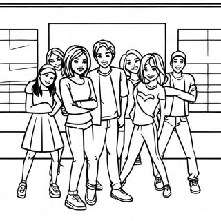 High School Musical Coloring Page 105406-43007