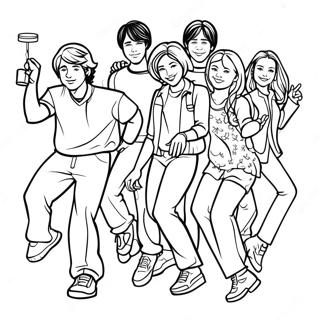 High School Musical Coloring Page 105406-43008