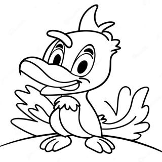 Happy Woody Woodpecker Coloring Page 105462-43064