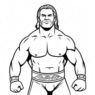 Wwe Champion Wrestler Sticker Coloring Page 105511-43091