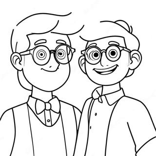 Blippi And Meekah Adventure Coloring Page 105588-43149