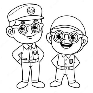 Blippi And Meekah Adventure Coloring Page 105588-43150