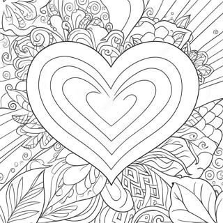 Valentine S Day Heart Coloring Page 105663-43206