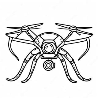 Evil Murder Drone Design Coloring Page 105691 43236