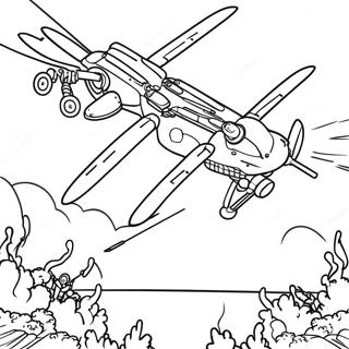 Fierce Murder Drone Battle Coloring Page 105693 43243