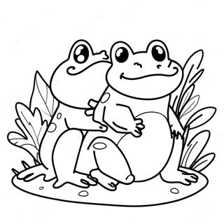 Frog And Toad Coloring Page 105767-43285