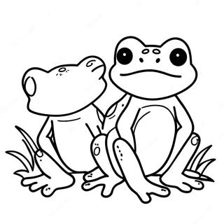 Frog And Toad Coloring Page 105767-43287