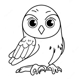 Hedwig Coloring Pages