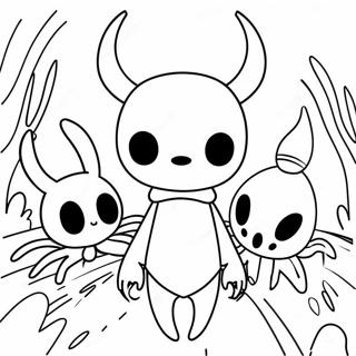 Hollow Knight With Friends Coloring Page 105925 43417