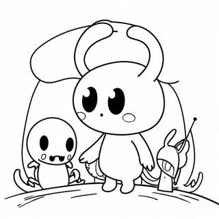 Hollow Knight With Friends Coloring Page 105925-43419