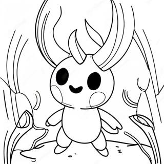 Hollow Knight Boss Fight Coloring Page 105926-43423