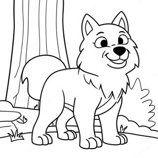 Wolfoo Coloring Page 106051-43505